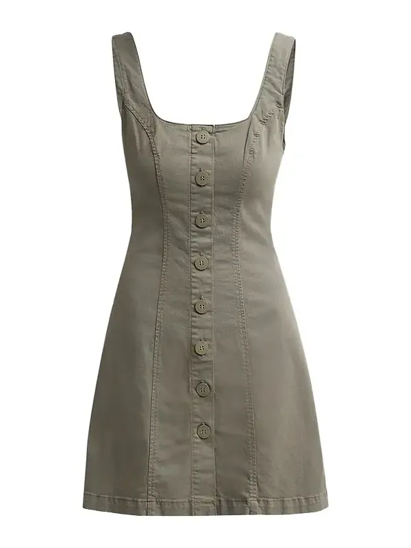 Women's Maris A-Line Button-Front Mini Dress Women's Maris A-Line Button-Front Mini Dress