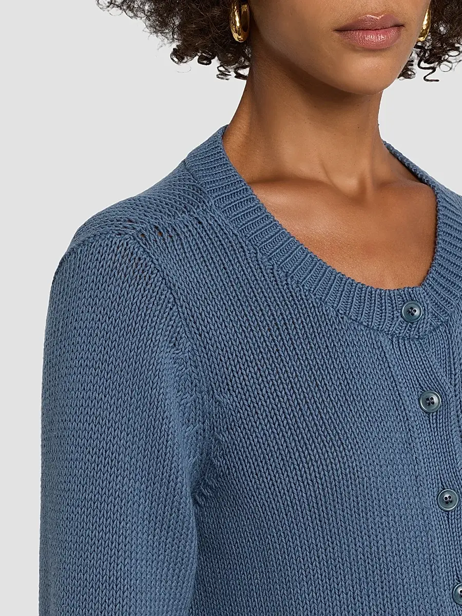 Eileen Fisher Women's Cotton Jersey Cardigan | Thumbnail 5