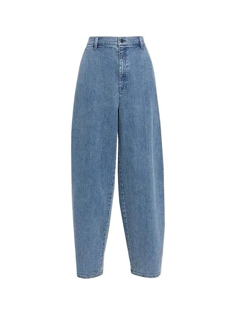 Eileen Fisher Women's Roomy Wide-Leg Denim Trousers - Blue | Image 1 Eileen Fisher Women's Roomy Wide-Leg Denim Trousers - Blue | Image 1