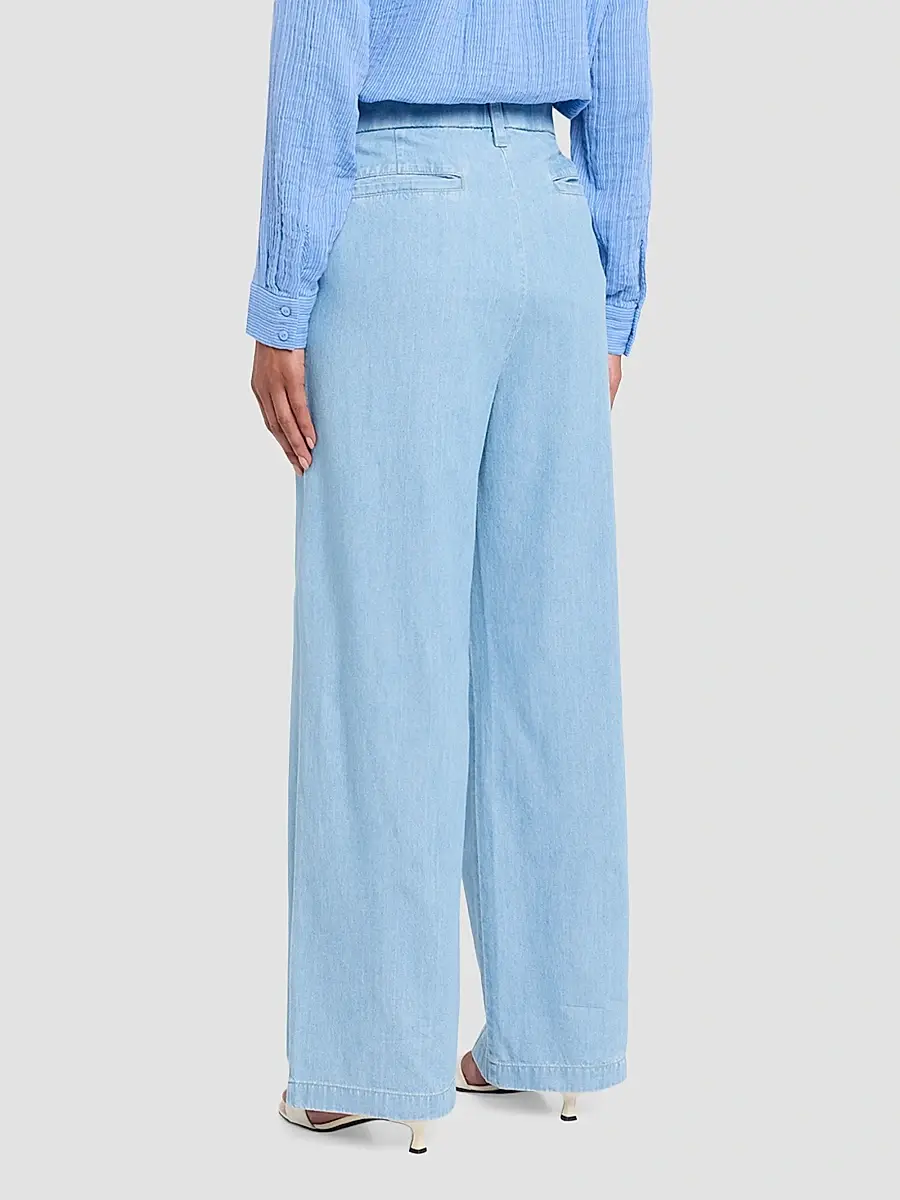 Eileen Fisher Women's Denim Full-Length Trousers | Thumbnail 3 Eileen Fisher Women's Denim Full-Length Trousers | Thumbnail 3