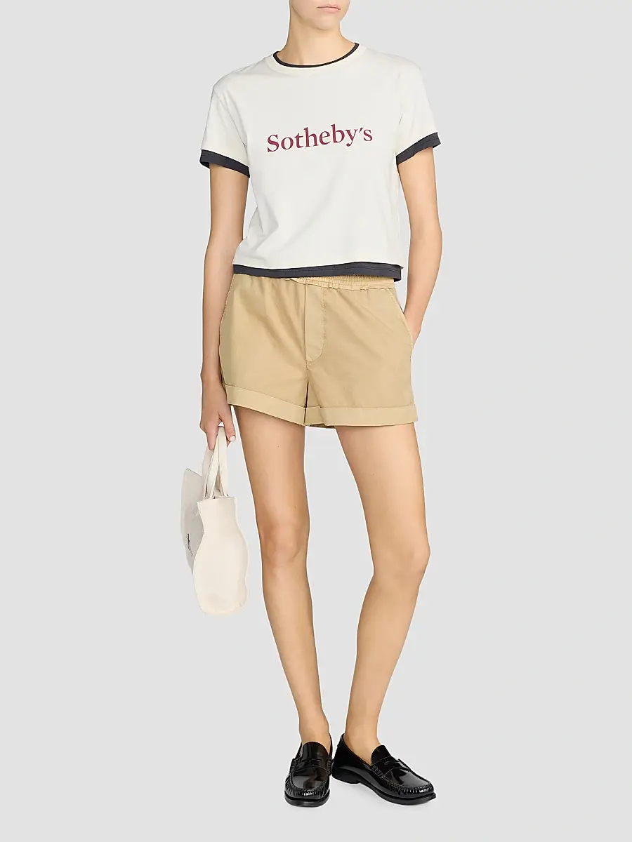 Frame Women's x Sotheby's Layered Cotton T-Shirt | Thumbnail 2 Frame Women's x Sotheby's Layered Cotton T-Shirt | Thumbnail 2