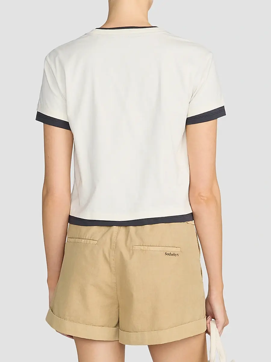 Frame Women's x Sotheby's Layered Cotton T-Shirt | Thumbnail 3 Frame Women's x Sotheby's Layered Cotton T-Shirt | Thumbnail 3