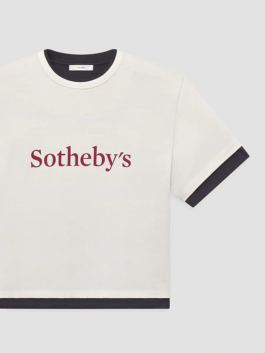 Frame Women's x Sotheby's Layered Cotton T-Shirt | Thumbnail 5 Frame Women's x Sotheby's Layered Cotton T-Shirt | Thumbnail 5