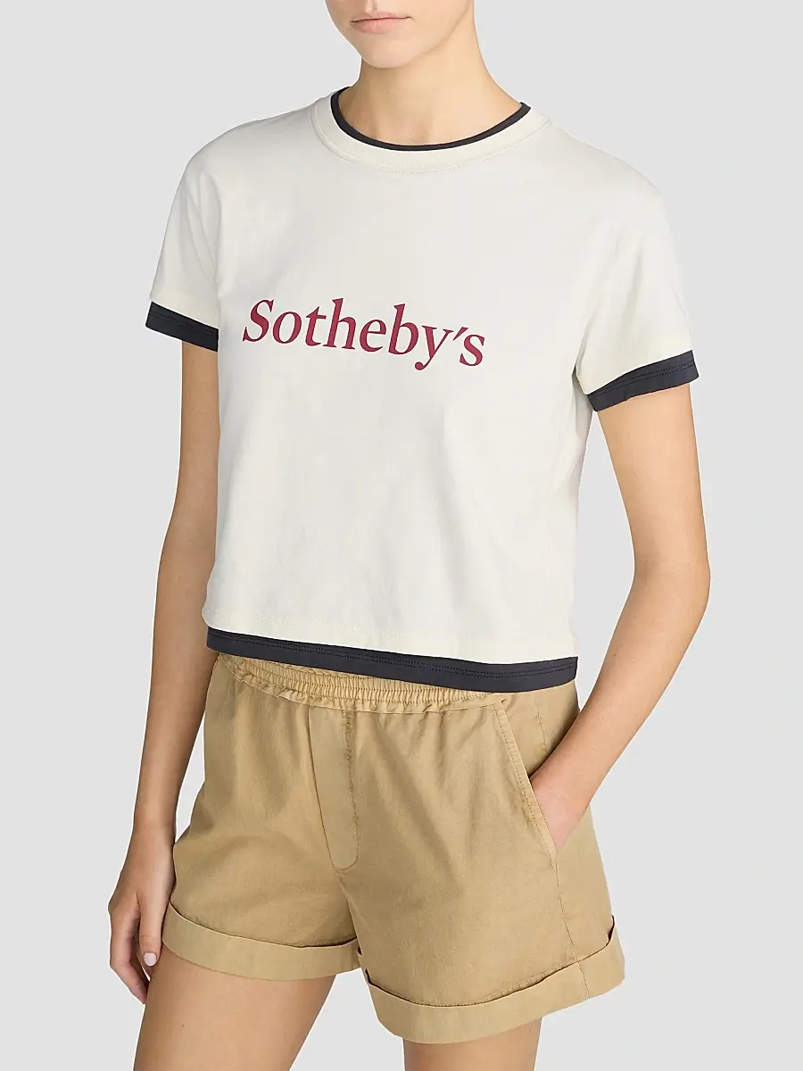 Frame Women's x Sotheby's Layered Cotton T-Shirt | Thumbnail 6 Frame Women's x Sotheby's Layered Cotton T-Shirt | Thumbnail 6