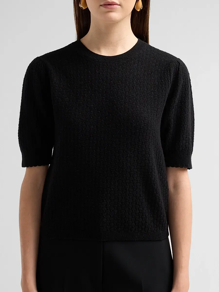 Frame Women's The Gathered Honeycomb Sweater | Thumbnail 5 Frame Women's The Gathered Honeycomb Sweater | Thumbnail 5