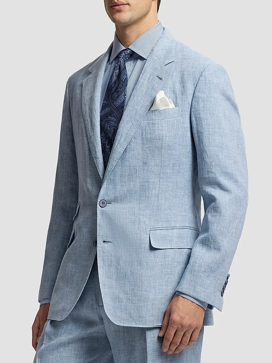 Ralph Lauren Purple Label Men's Glenn Delavé Single-Breasted Blazer | Thumbnail 6 Ralph Lauren Purple Label Men's Glenn Delavé Single-Breasted Blazer | Thumbnail 6