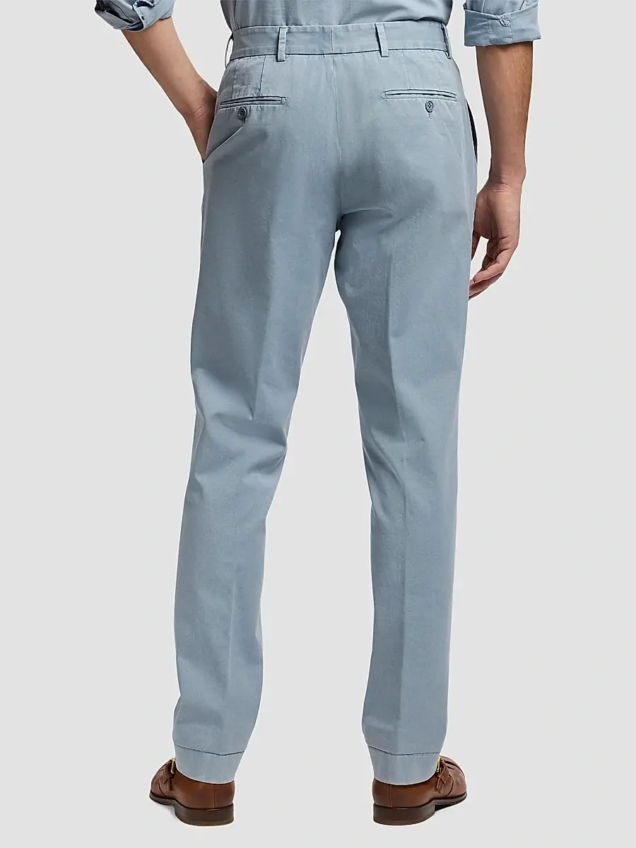 Ralph Lauren Purple Label Men's Hand-Tailored Garment-Dyed Chino Trousers | Thumbnail 3 Ralph Lauren Purple Label Men's Hand-Tailored Garment-Dyed Chino Trousers | Thumbnail 3