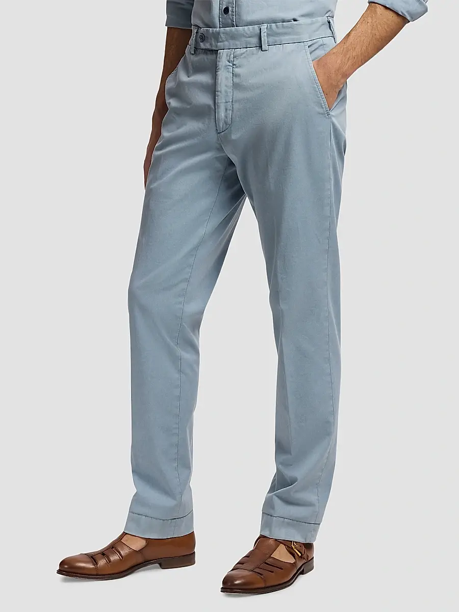 Ralph Lauren Purple Label Men's Hand-Tailored Garment-Dyed Chino Trousers | Thumbnail 6 Ralph Lauren Purple Label Men's Hand-Tailored Garment-Dyed Chino Trousers | Thumbnail 6