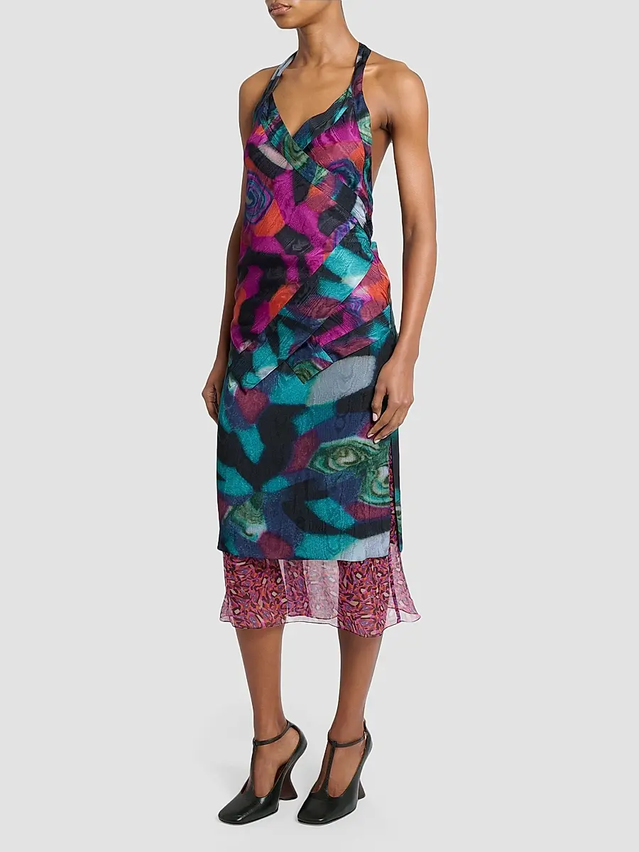 Dries Van Noten Women's Cussia Halter Wrap Top | Thumbnail 2 Dries Van Noten Women's Cussia Halter Wrap Top | Thumbnail 2