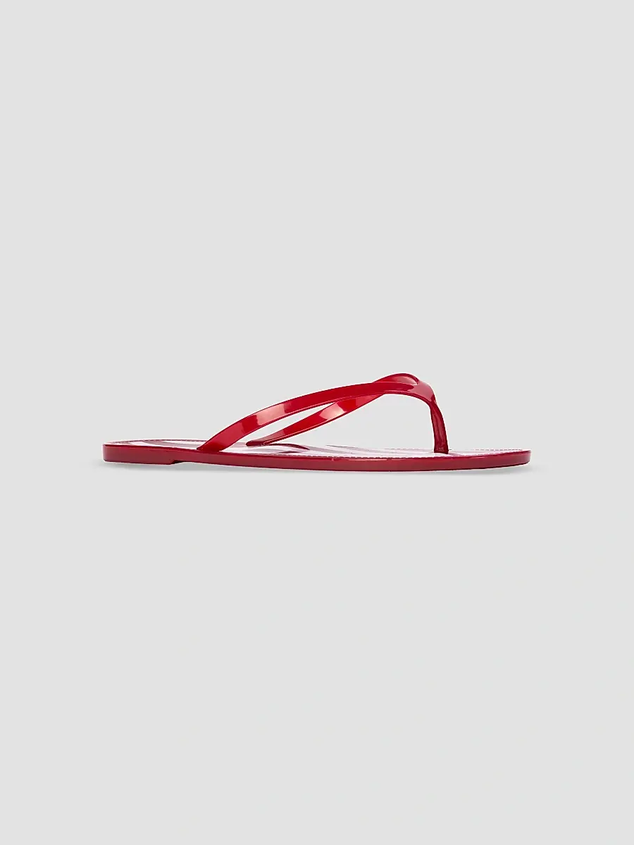 Black Suede Studio Women's Crystal PVC Stripe Flip Flops | Thumbnail 2 Black Suede Studio Women's Crystal PVC Stripe Flip Flops | Thumbnail 2