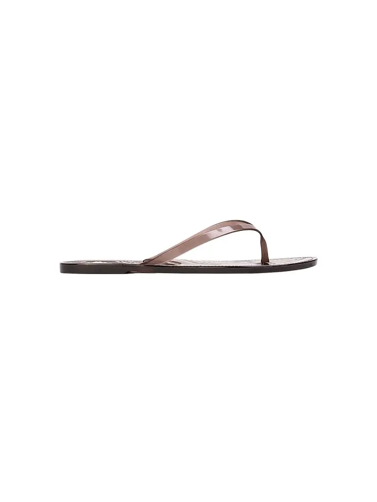 Black Suede Studio Women's Crystal Snake PVC Flip Flops - Brown - Size 11 | Image 1 Black Suede Studio Women's Crystal Snake PVC Flip Flops - Brown - Size 11 | Image 1