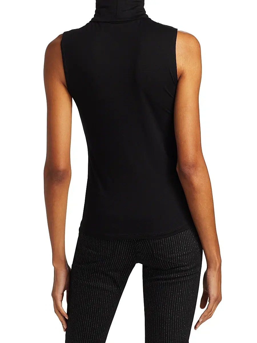 L'Agence Women's Ceci Sleeveless Turtleneck | Thumbnail 5