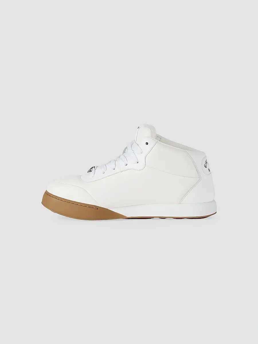 Givenchy Men's Puffy Yard Mid-Top Sneakers in Nappa Leather - White | Thumbnail 5 Givenchy Men's Puffy Yard Mid-Top Sneakers in Nappa Leather - White | Thumbnail 5