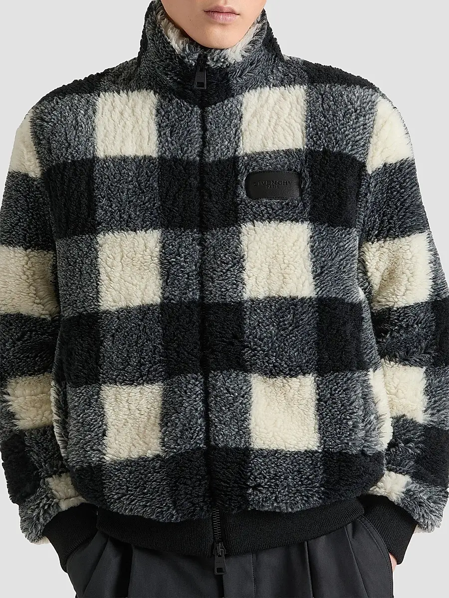 Givenchy Men's Checked Fleece Jacket | Thumbnail 5 Givenchy Men's Checked Fleece Jacket | Thumbnail 5