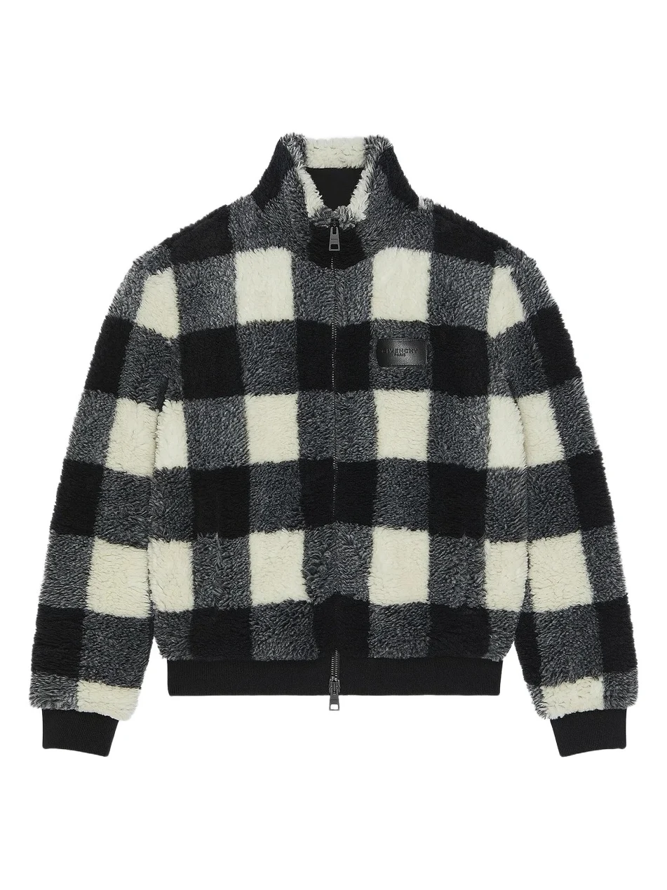 Givenchy Men's Checked Fleece Jacket
