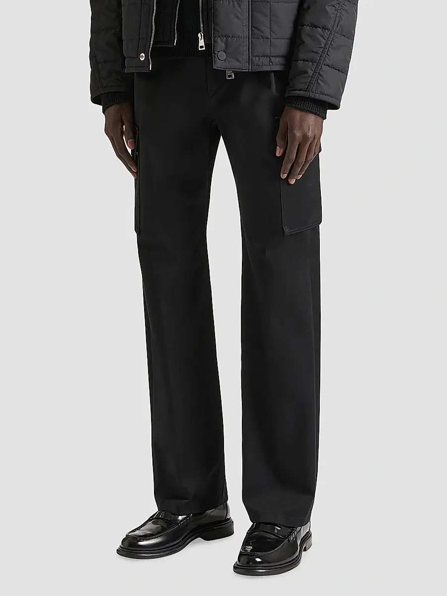 Givenchy Men's Cargo Pants in Cotton - Black | Thumbnail 3