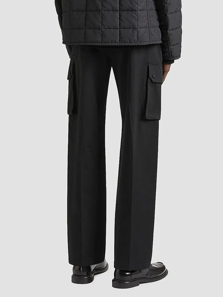 Givenchy Men's Cargo Pants in Cotton - Black | Thumbnail 4