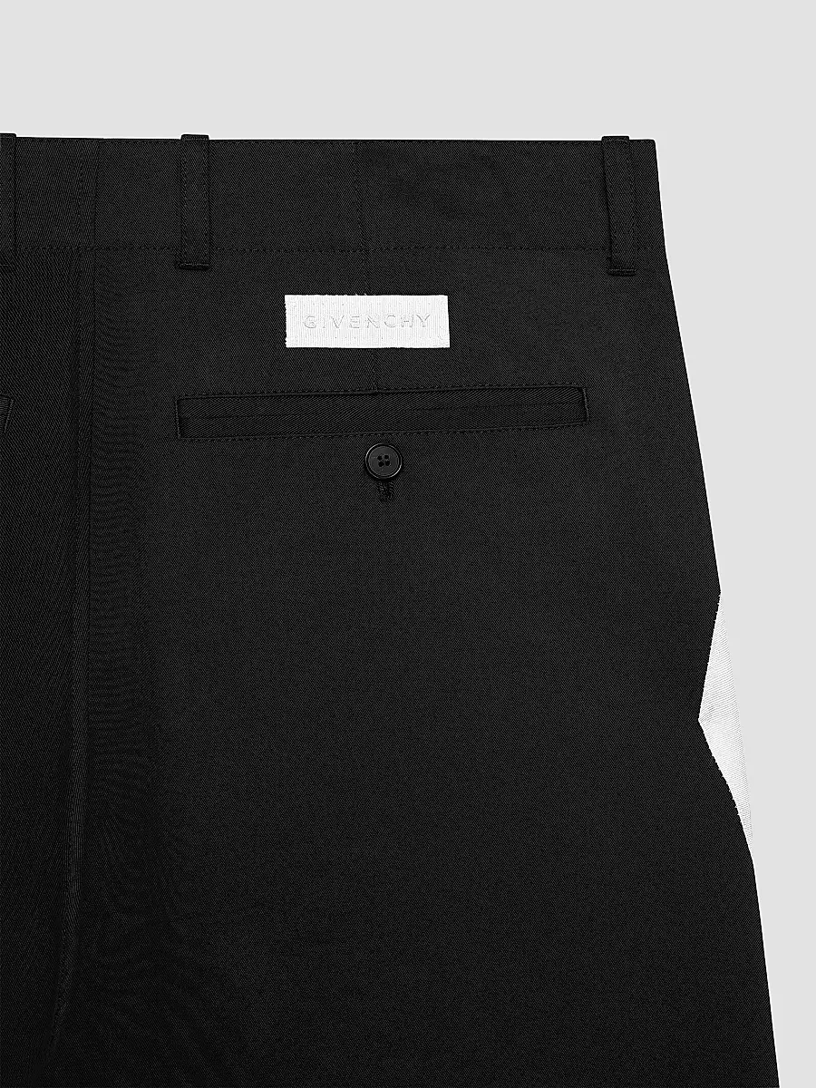 Givenchy Men's Couture Seam Pants in Cotton with Gros Grain Detail | Thumbnail 6 Givenchy Men's Couture Seam Pants in Cotton with Gros Grain Detail | Thumbnail 6