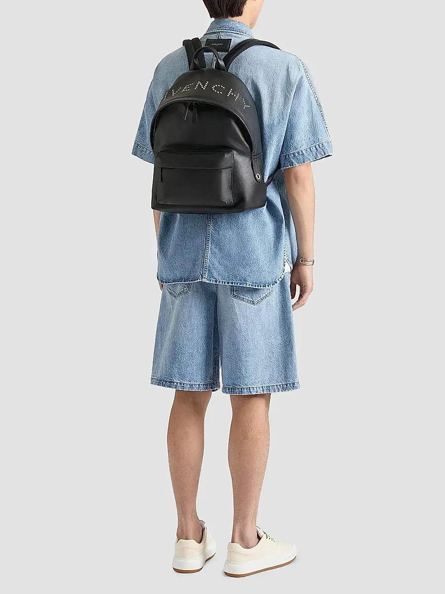 Givenchy Men's Cargo Backpack in Leather with Studs - Black | Thumbnail 2 Givenchy Men's Cargo Backpack in Leather with Studs - Black | Thumbnail 2