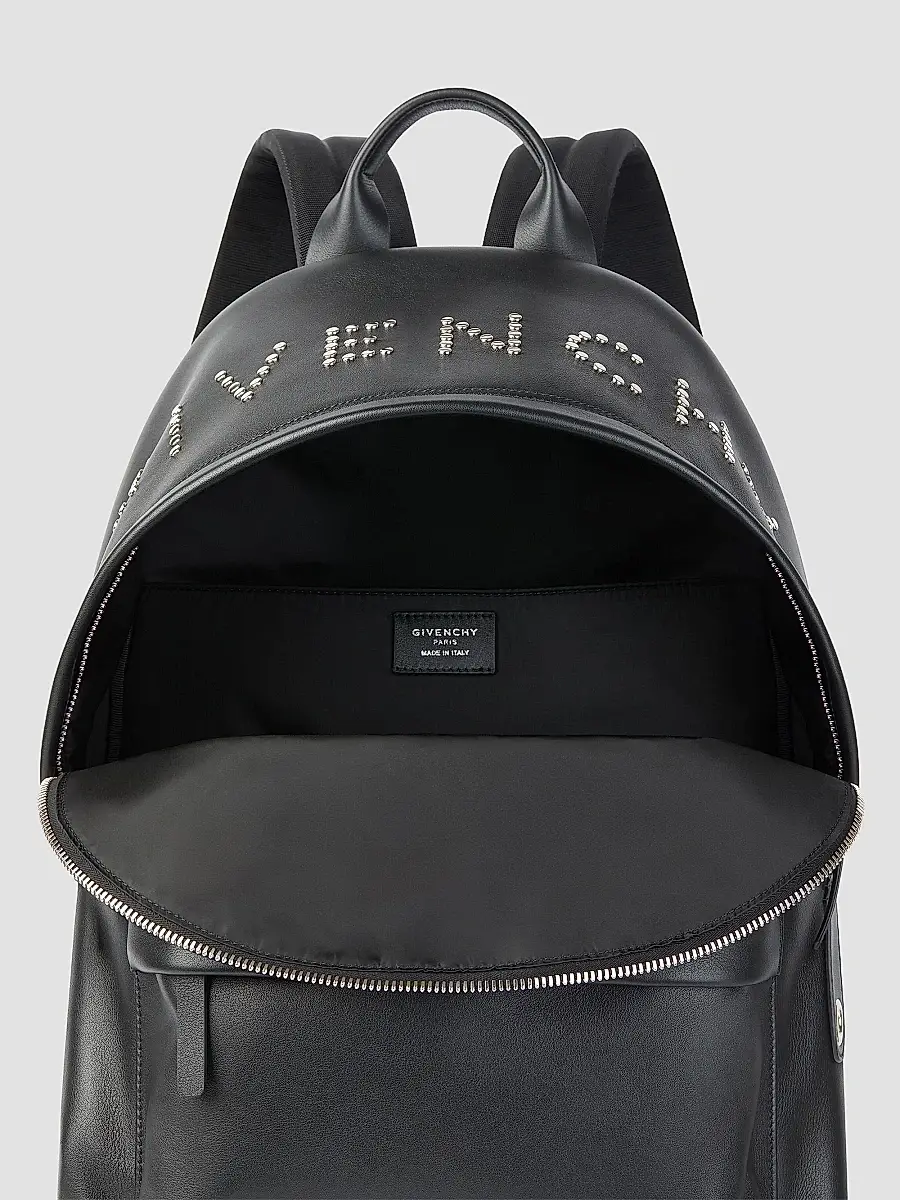 Givenchy Men's Cargo Backpack in Leather with Studs - Black | Thumbnail 5 Givenchy Men's Cargo Backpack in Leather with Studs - Black | Thumbnail 5