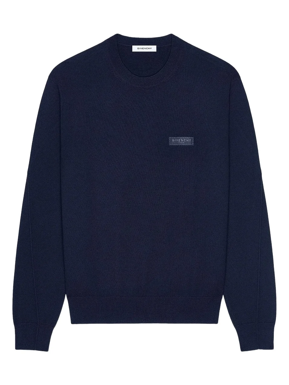 Givenchy Men's Sweater in Wool with Gros Grain Details