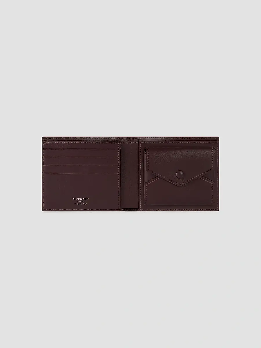 Givenchy Men's Wallet in Grained Leather - Chocolate | Thumbnail 3