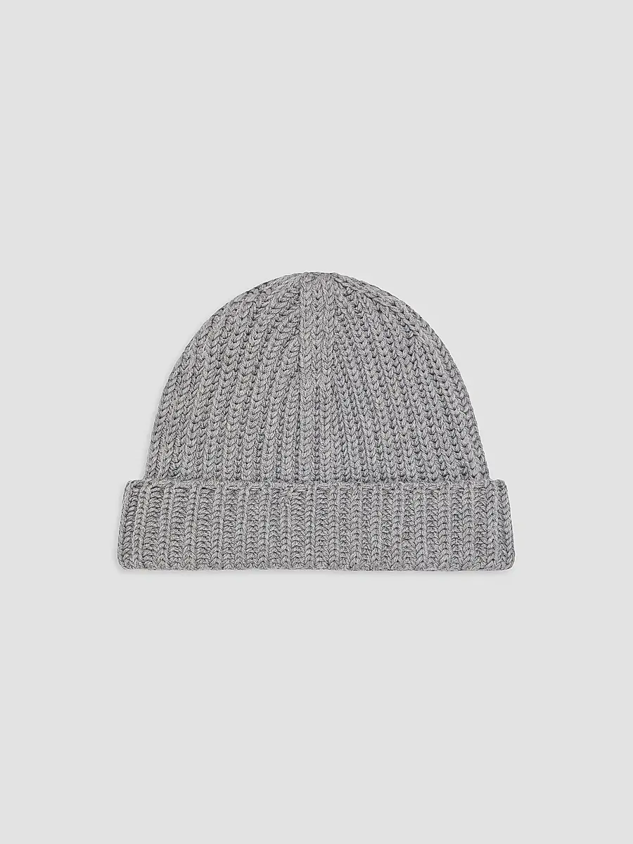 Givenchy Men's Beanie in Wool with Pin - Light Grey | Thumbnail 2 Givenchy Men's Beanie in Wool with Pin - Light Grey | Thumbnail 2