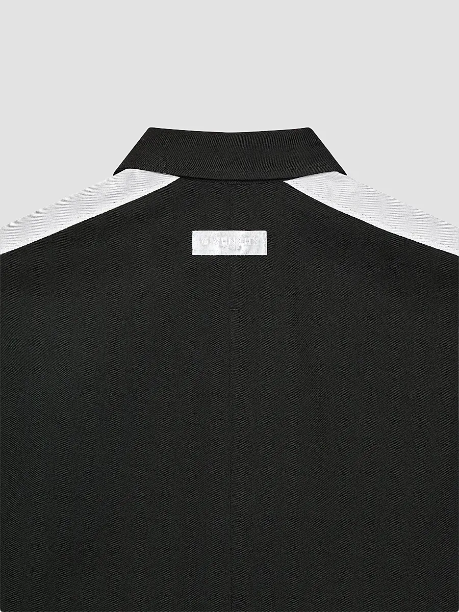 Givenchy Men's Couture Seam Overshirt in Cotton with Gros Grain Detail | Thumbnail 5 Givenchy Men's Couture Seam Overshirt in Cotton with Gros Grain Detail | Thumbnail 5