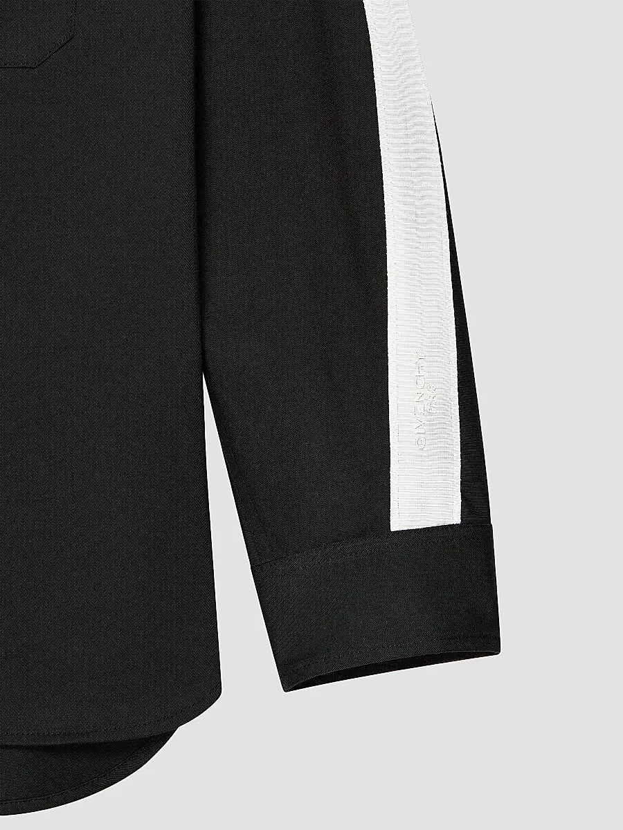 Givenchy Men's Couture Seam Overshirt in Cotton with Gros Grain Detail | Thumbnail 6 Givenchy Men's Couture Seam Overshirt in Cotton with Gros Grain Detail | Thumbnail 6
