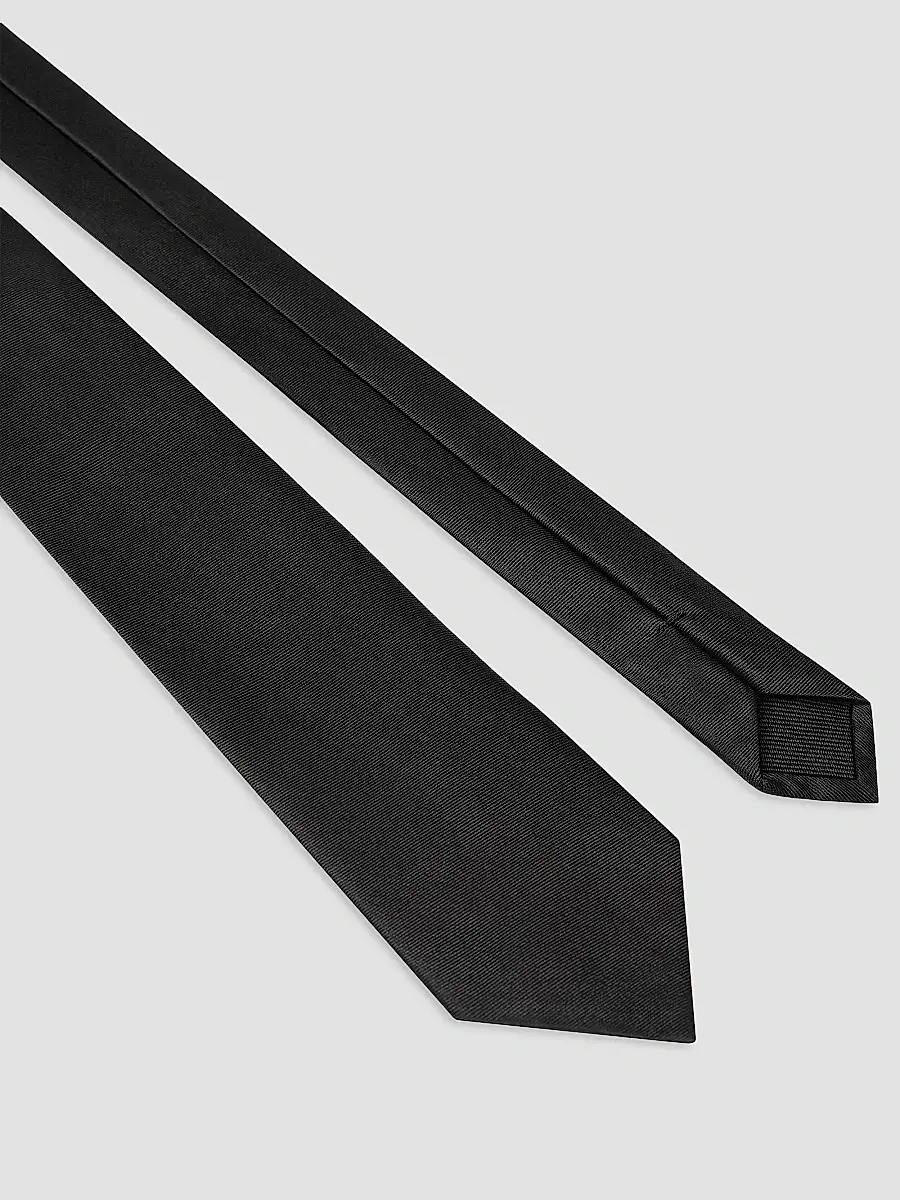 Givenchy Men's Tie in Silk Jacquard with Safety Pin Trompe | Thumbnail 2 Givenchy Men's Tie in Silk Jacquard with Safety Pin Trompe | Thumbnail 2
