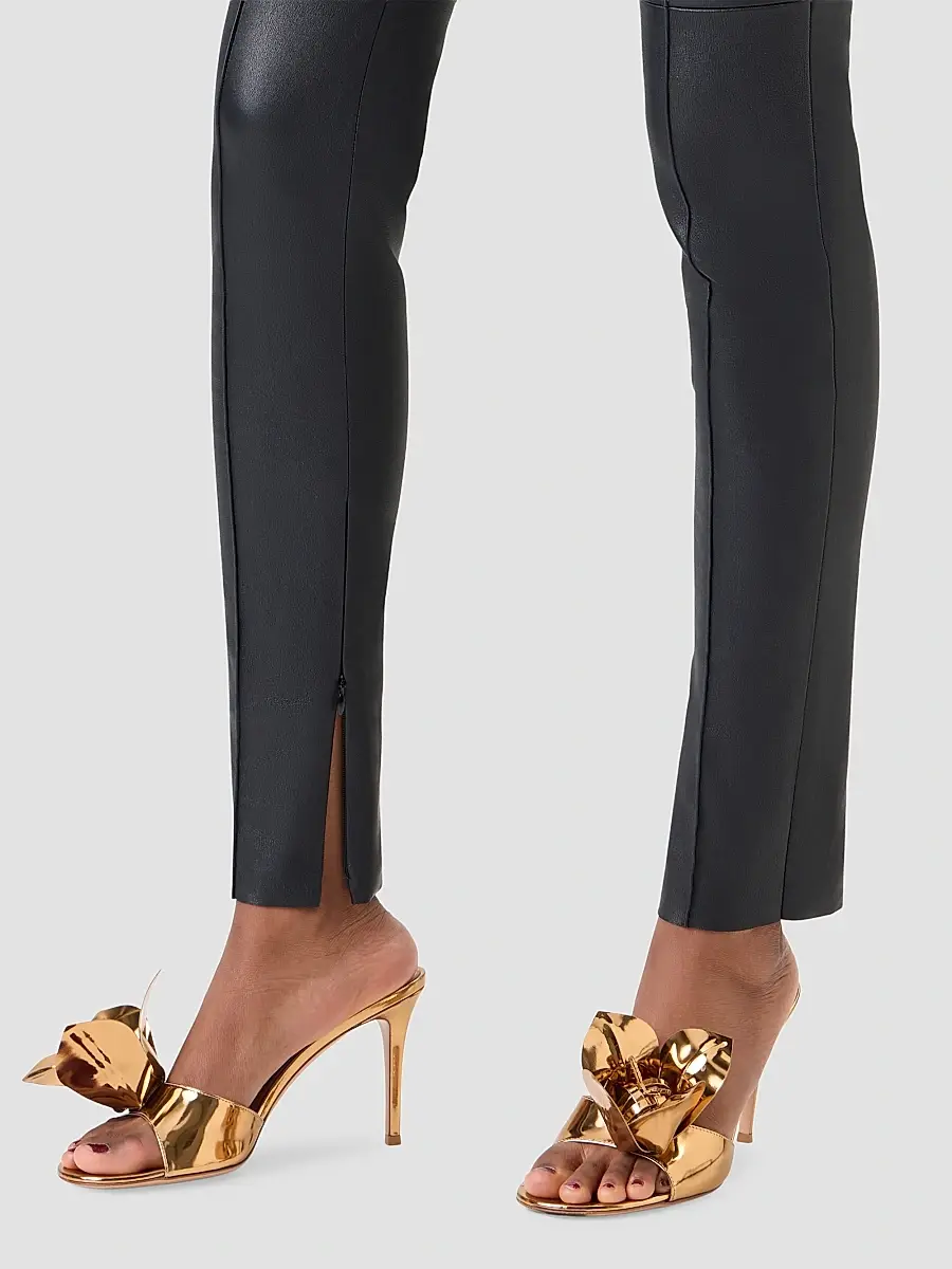 Akris Women's Flame Stretch Leather Skinny Pants | Thumbnail 4 Akris Women's Flame Stretch Leather Skinny Pants | Thumbnail 4