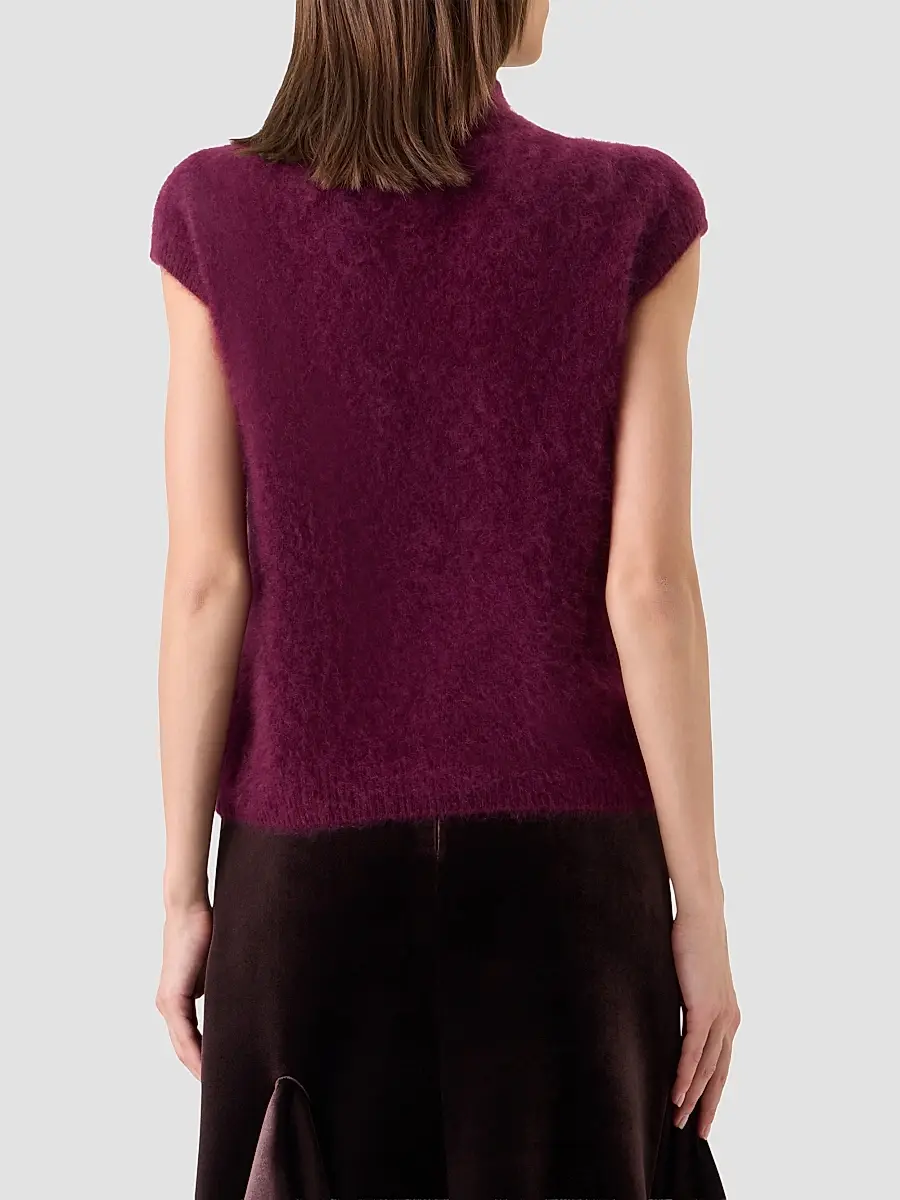 Akris Women's Cashmere Mock-Turtleneck Sweater | Thumbnail 3 Akris Women's Cashmere Mock-Turtleneck Sweater | Thumbnail 3