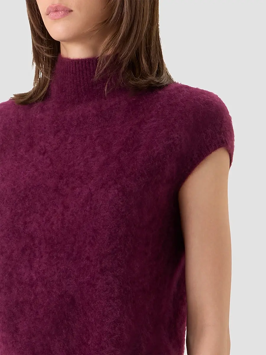 Akris Women's Cashmere Mock-Turtleneck Sweater | Thumbnail 5 Akris Women's Cashmere Mock-Turtleneck Sweater | Thumbnail 5