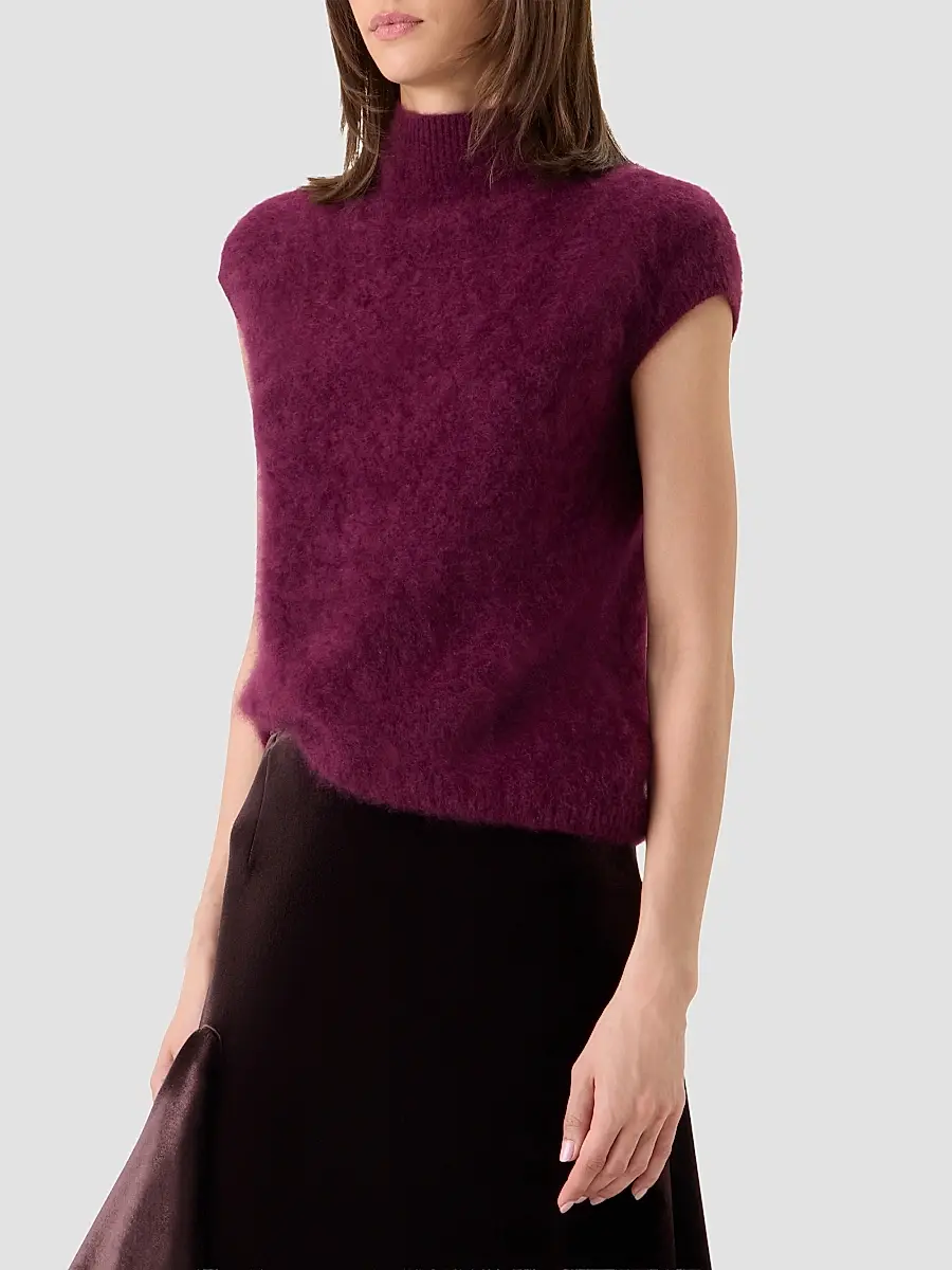Akris Women's Cashmere Mock-Turtleneck Sweater | Thumbnail 6 Akris Women's Cashmere Mock-Turtleneck Sweater | Thumbnail 6