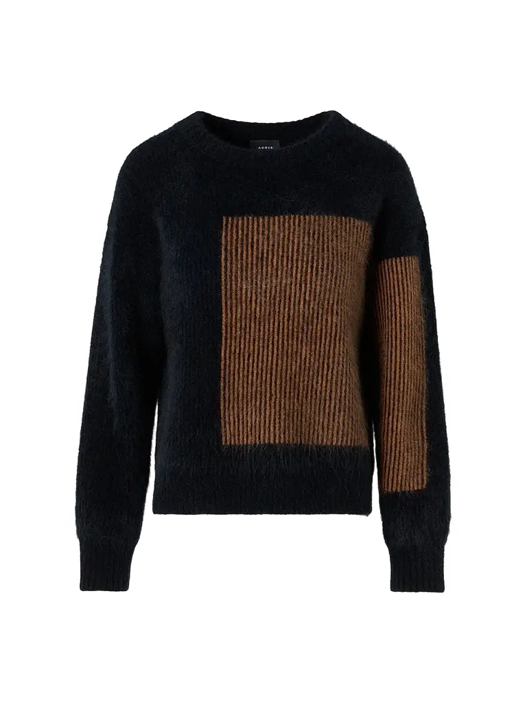 Women's Striped Cashmere Crewneck Sweater Women's Striped Cashmere Crewneck Sweater