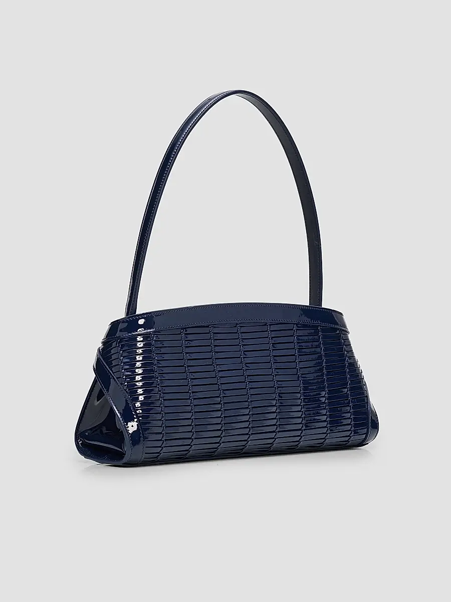 Ferragamo Women's Hug Whispers Patent Leather East-West Shoulder Bag | Thumbnail 3 Ferragamo Women's Hug Whispers Patent Leather East-West Shoulder Bag | Thumbnail 3