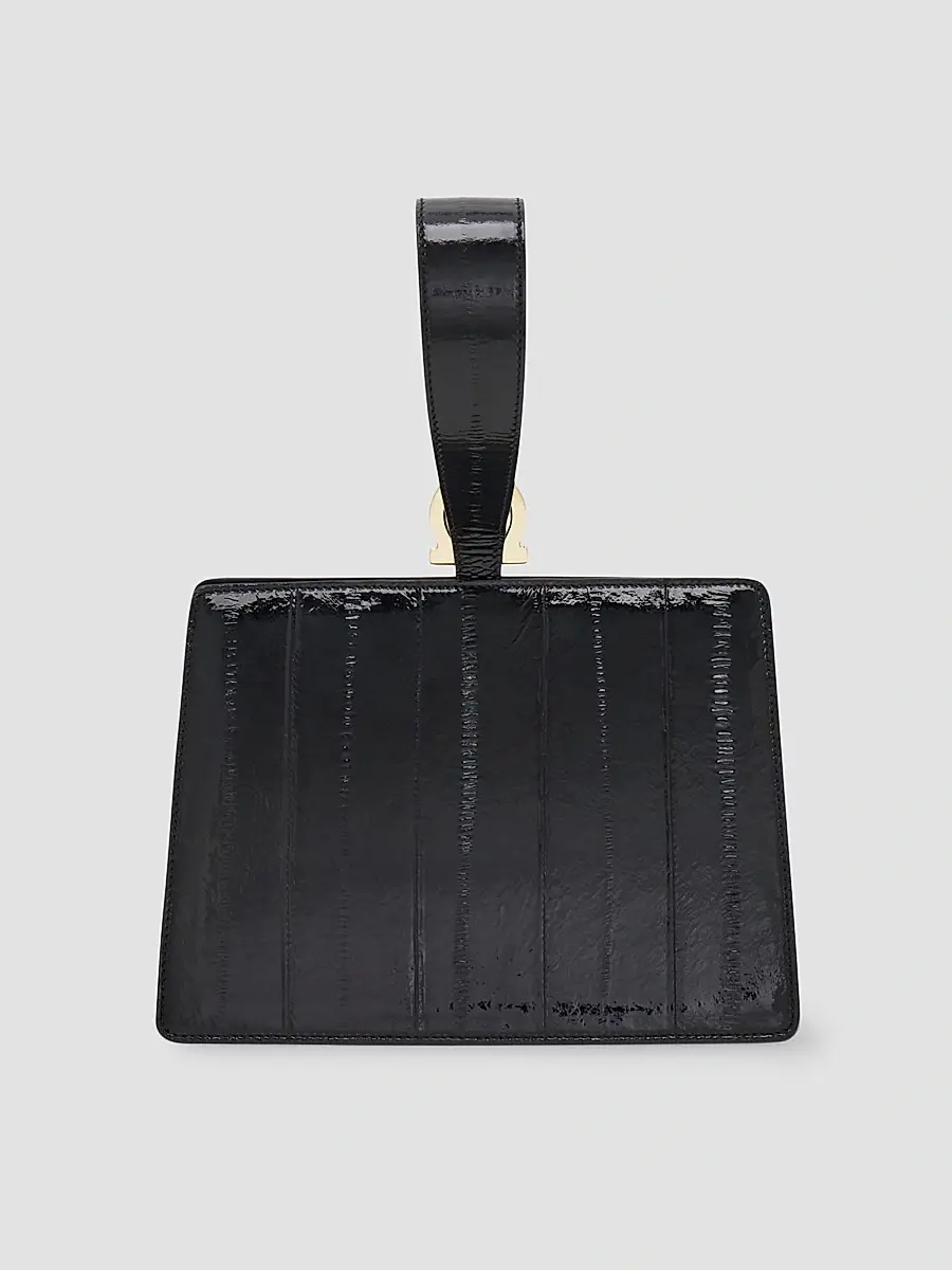 Ferragamo Women's Mini Eel Wristband Clutch | Thumbnail 3