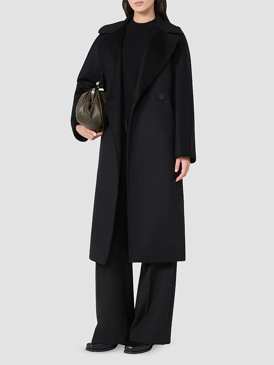 Weekend Max Mara Women's Double Breasted Wool Coat | Thumbnail 2 Weekend Max Mara Women's Double Breasted Wool Coat | Thumbnail 2