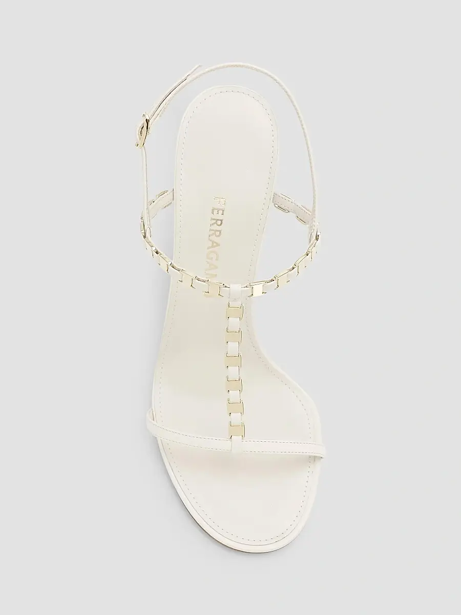 Ferragamo Women's Estea 95MM T-Strap Slingback Sandals | Thumbnail 5 Ferragamo Women's Estea 95MM T-Strap Slingback Sandals | Thumbnail 5