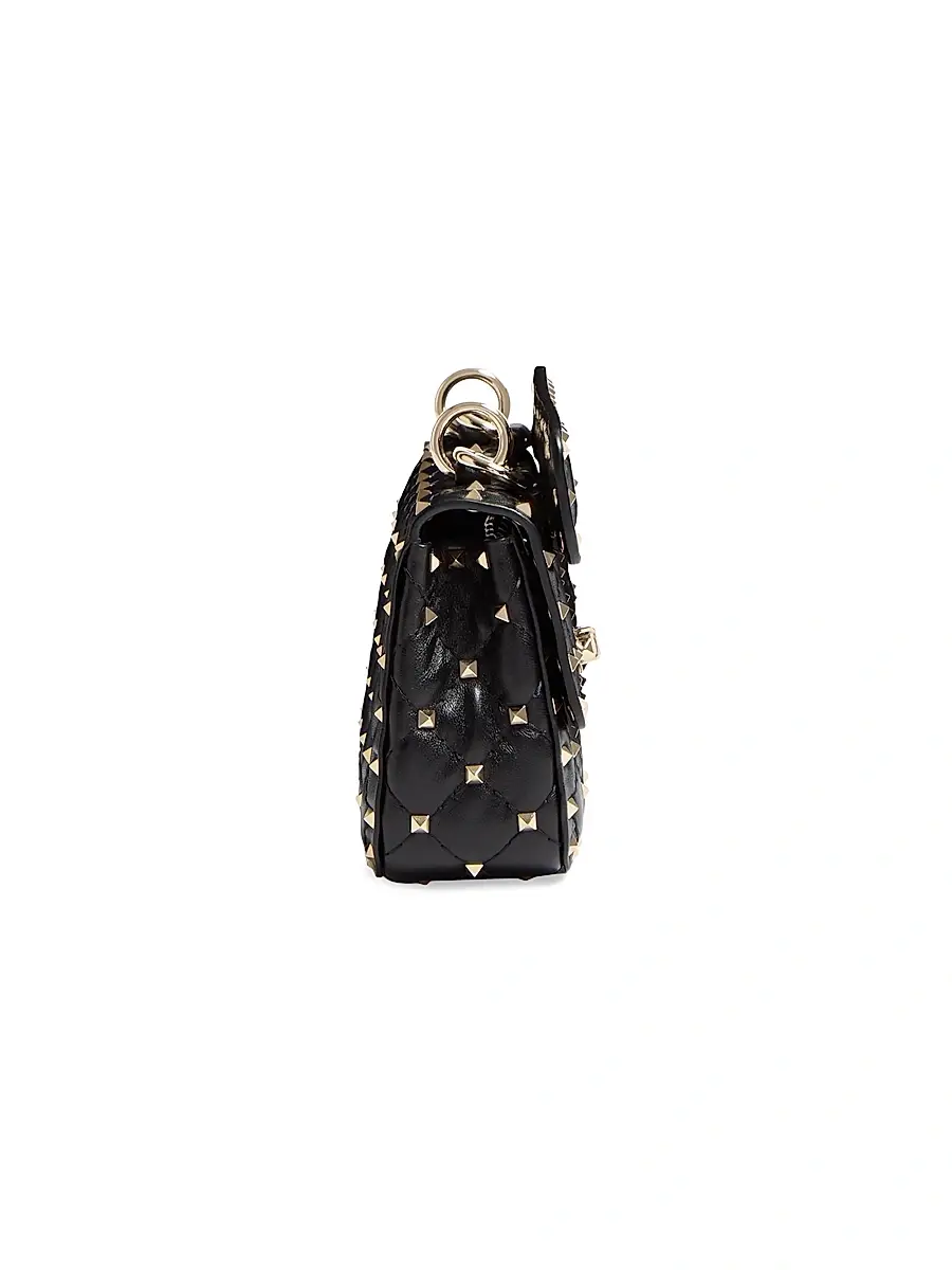 Valentino Women's Small Nappa Rockstud Spike Crossbody Bag | Thumbnail 5