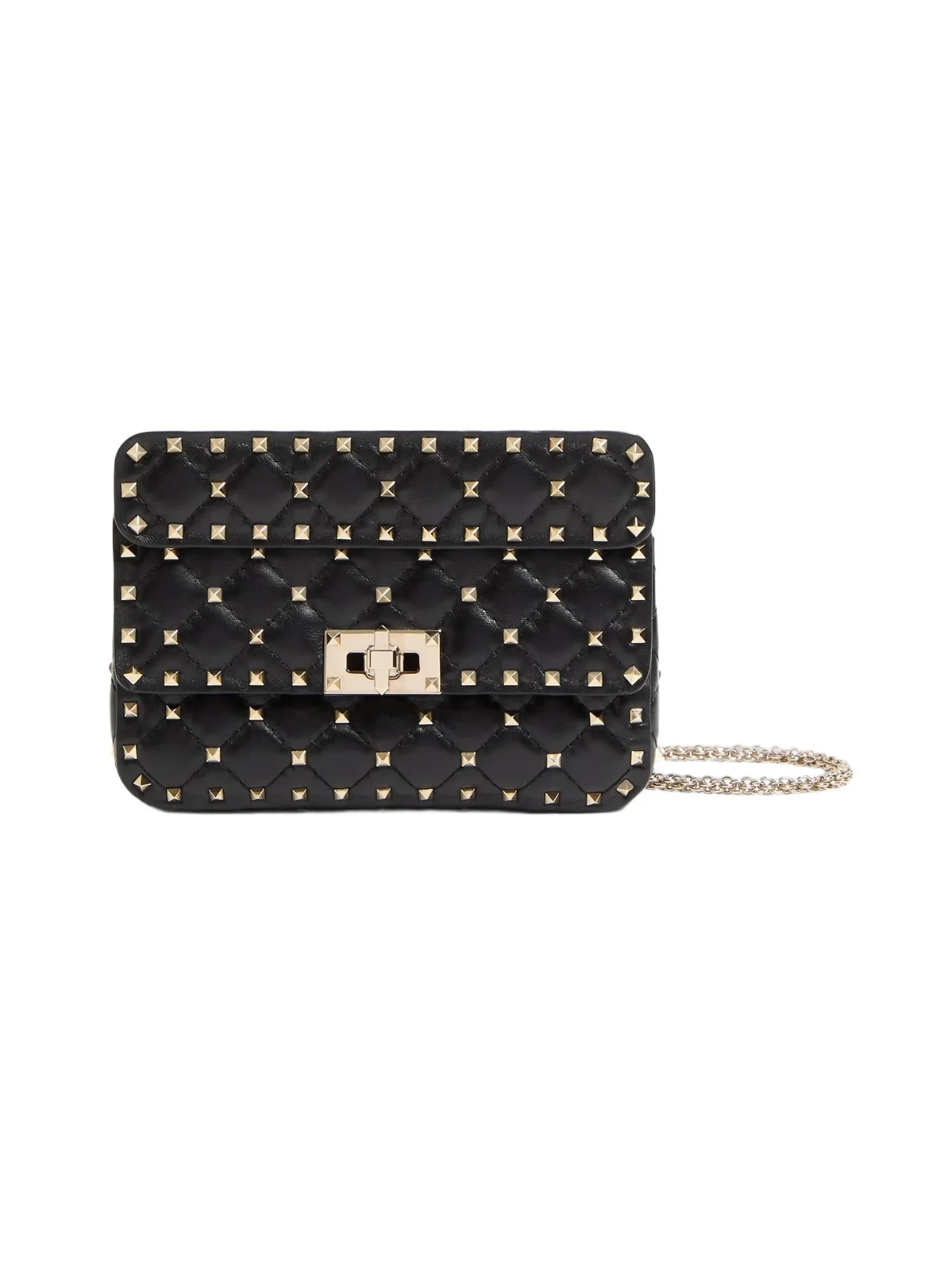 Valentino Women's Small Nappa Rockstud Spike Crossbody Bag