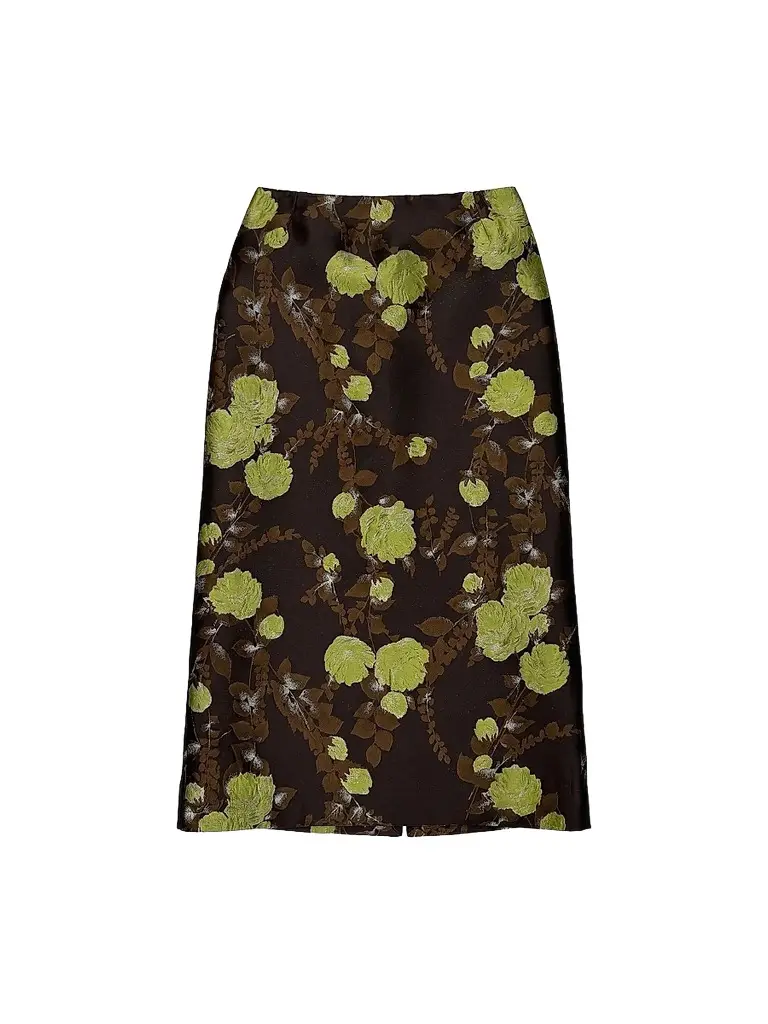 La DoubleJ Women's Pencil Skirt - Devon Brown | Image 1 La DoubleJ Women's Pencil Skirt - Devon Brown | Image 1