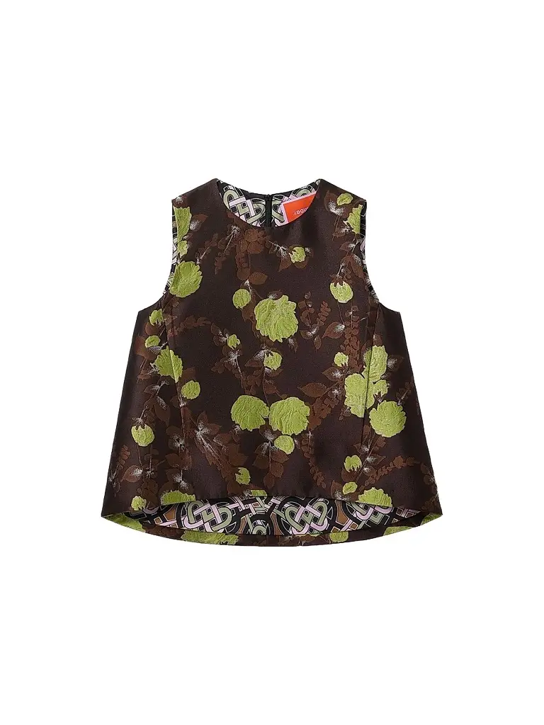 La DoubleJ Women's La Scala Top - Devon Brown | Image 1 La DoubleJ Women's La Scala Top - Devon Brown | Image 1