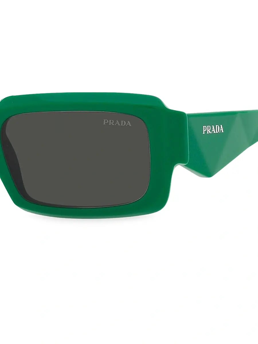 Prada Women's 54MM Rectangular Sunglasses | Thumbnail 3