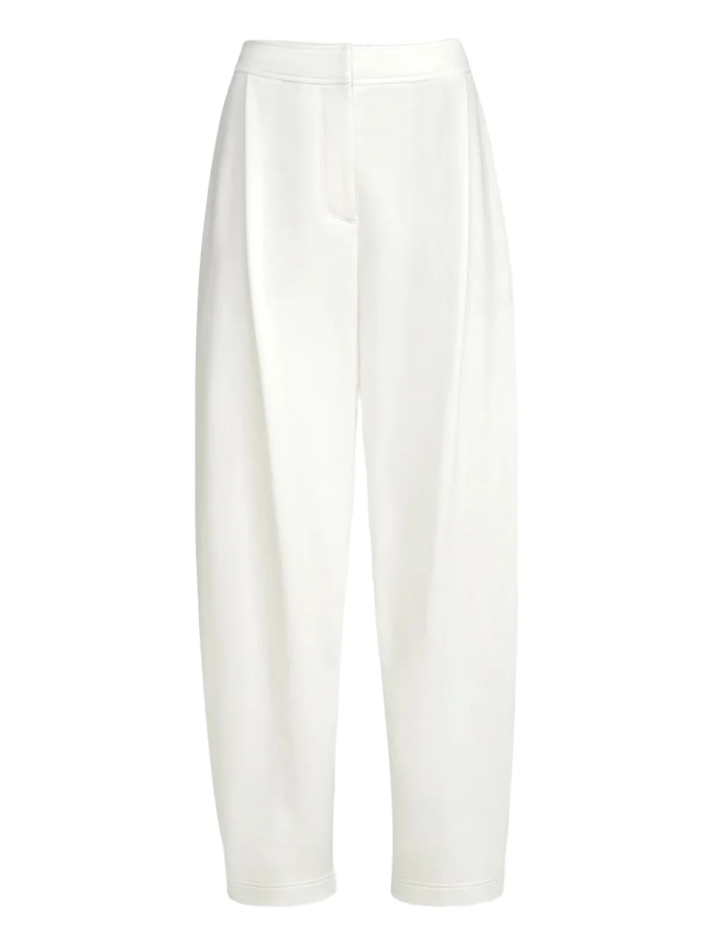 Women's Cotton Smooth French Terry Pleated Track Trousers Women's Cotton Smooth French Terry Pleated Track Trousers