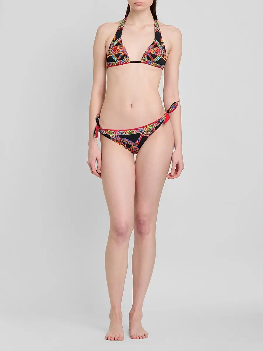 Dolce & Gabbana Women's St. Carretto Printed Bikini | Thumbnail 2