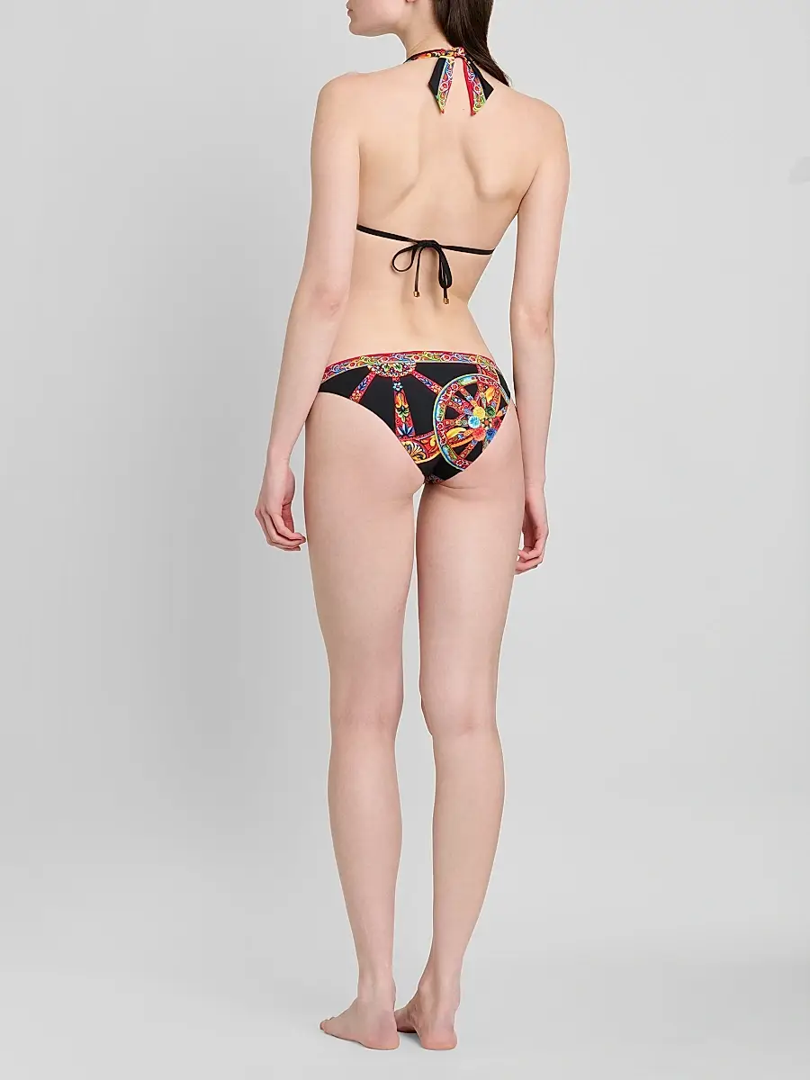 Dolce & Gabbana Women's St. Carretto Printed Bikini | Thumbnail 3