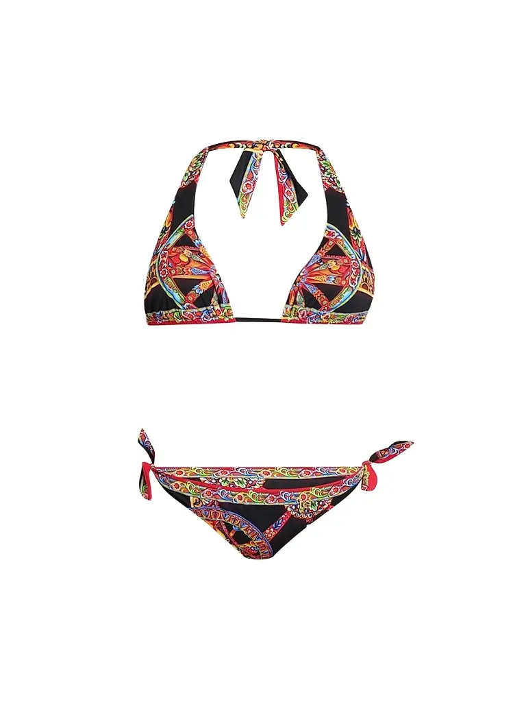 Dolce & Gabbana Women's St. Carretto Printed Bikini - Ruote Carretto | Image 1 Dolce & Gabbana Women's St. Carretto Printed Bikini - Ruote Carretto | Image 1