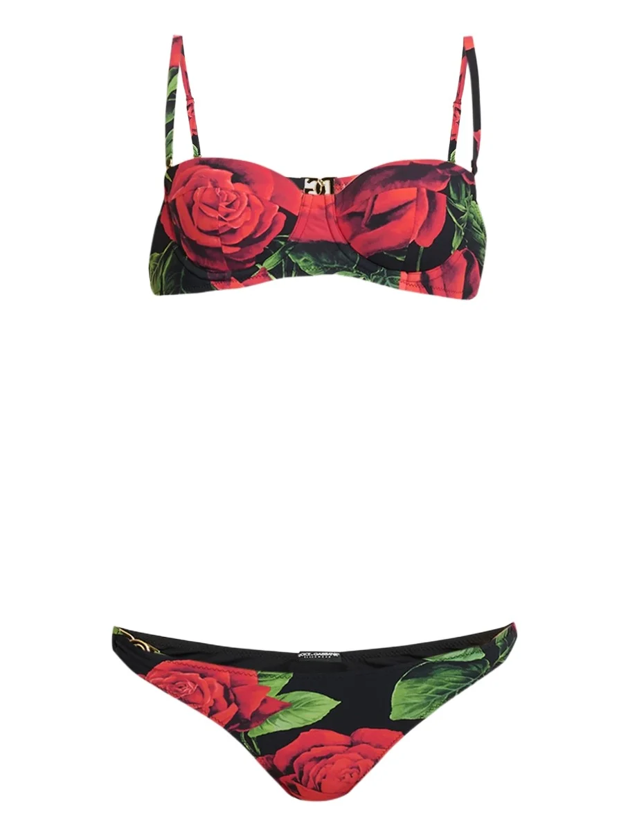 Dolce & Gabbana Women's St. Sicilia Printed Bikini