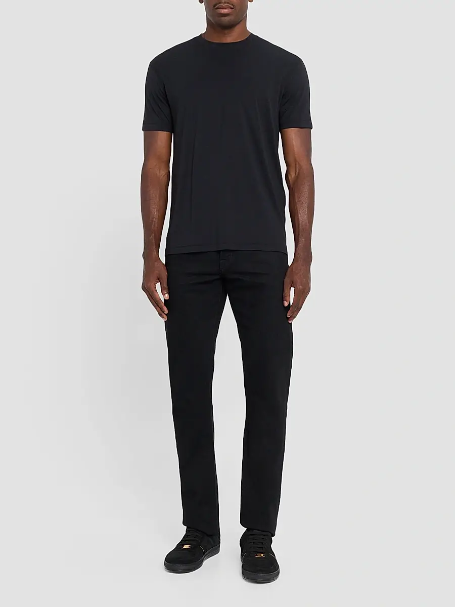 Tom Ford Men's Jersey Crewneck T-Shirt | Thumbnail 2 Tom Ford Men's Jersey Crewneck T-Shirt | Thumbnail 2
